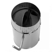 Нержавеющий шибер для дымохода фото 1