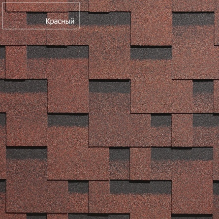 Битумная черепица DOCKE, коллекция ТЕТРИС, (коричневый) фото 2